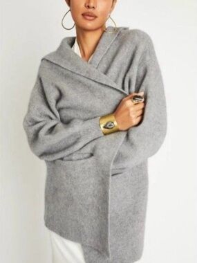 Beryll Cashmere Hooded Cardigan, OS